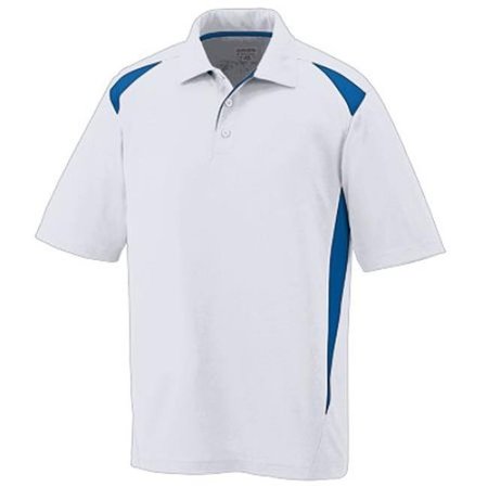AUGUSTA MEDICAL SYSTEMS LLC Augusta 5012A Adult Premier Sport Shirt - White & Royal; 3X 5012A_White/ Royal_3X